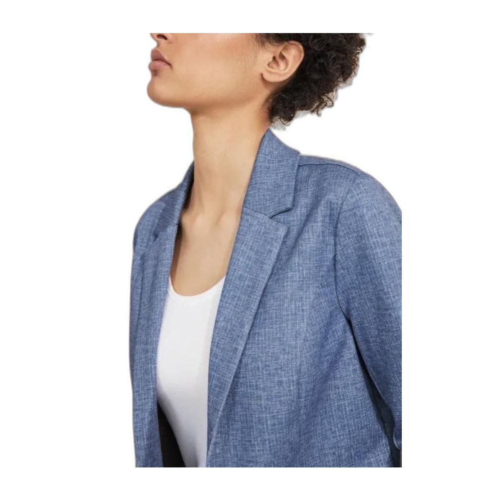 Blauer Polyester-Blazer