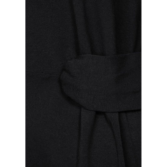 Black Cotton Midi
