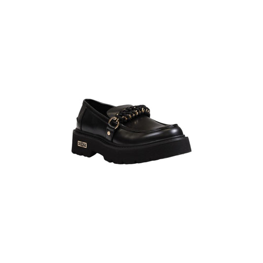 Black Leather Platform