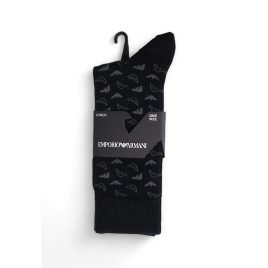 Schwarze Baumwollsocke