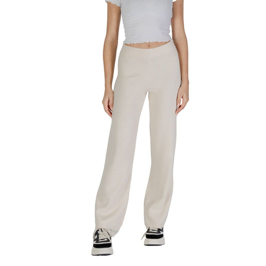 Cream Viscose Pant