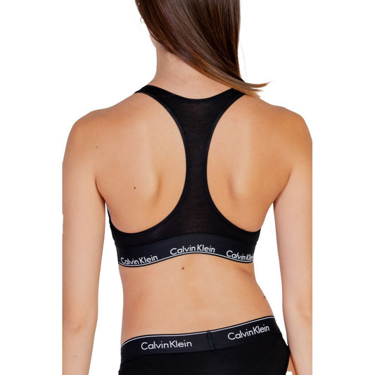 Black Cotton Bra