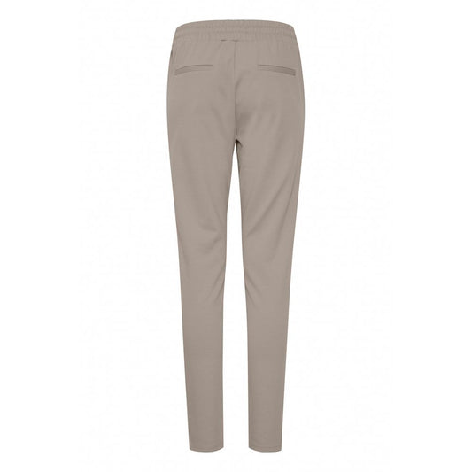 Gray Polyester Pant