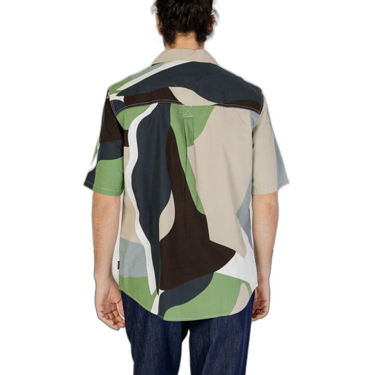 Grünes Kurzarmshirt aus Baumwolle