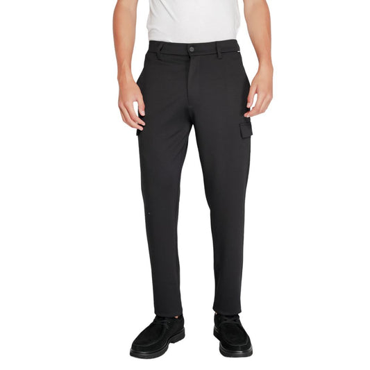 Schwarze Jogginghose aus recyceltem Polyester