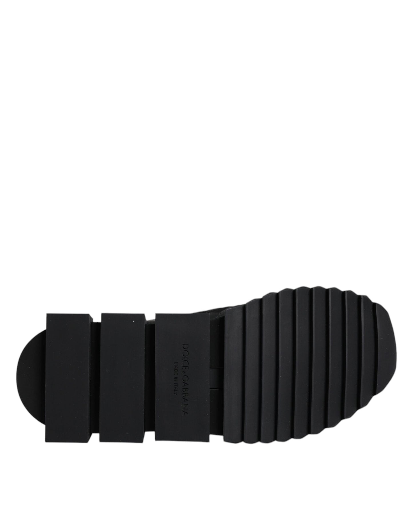Schwarze Sorrento Logo Herren Sneakers Socken Schuhe