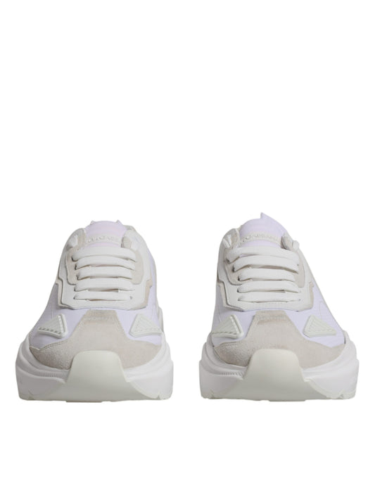 Weiße Daymaster Low Top Sneakers aus Leder