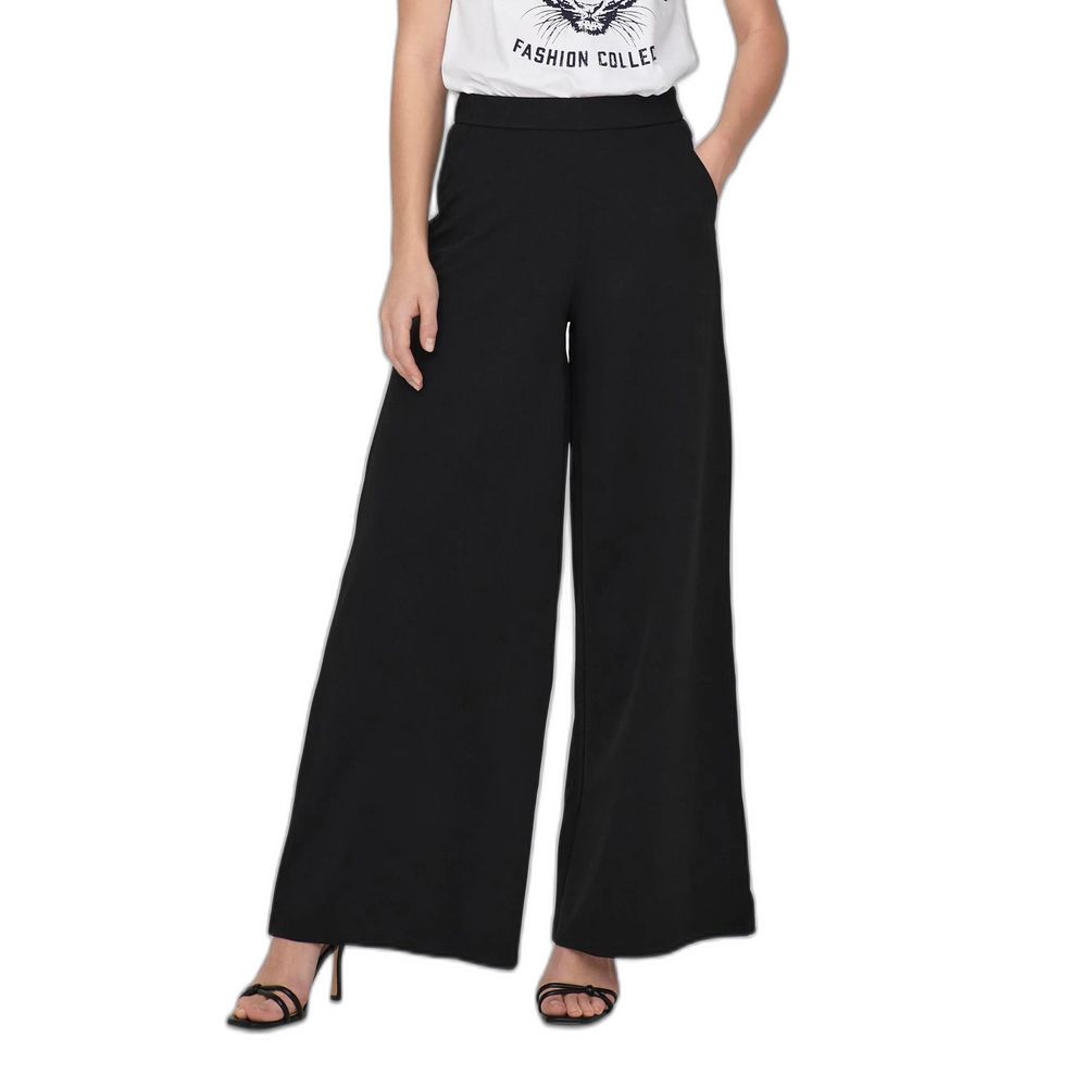 Schwarze Hose aus recyceltem Polyester