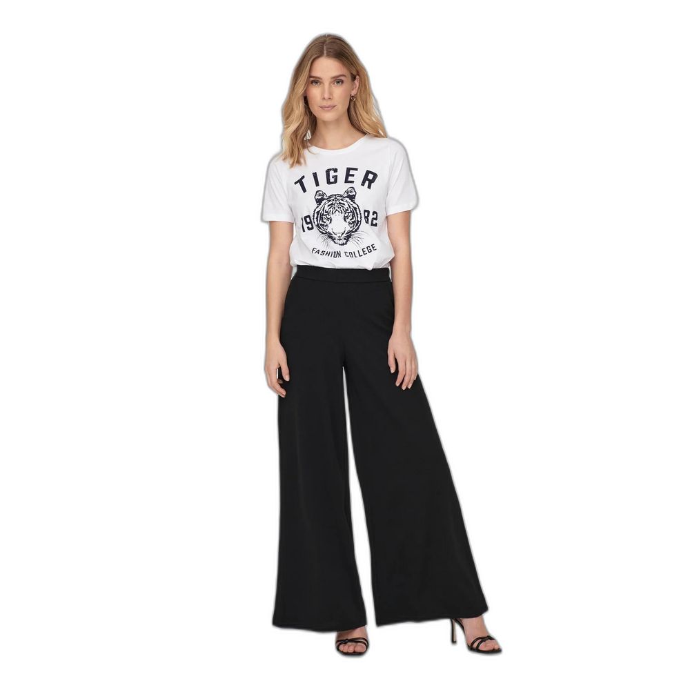 Schwarze Hose aus recyceltem Polyester