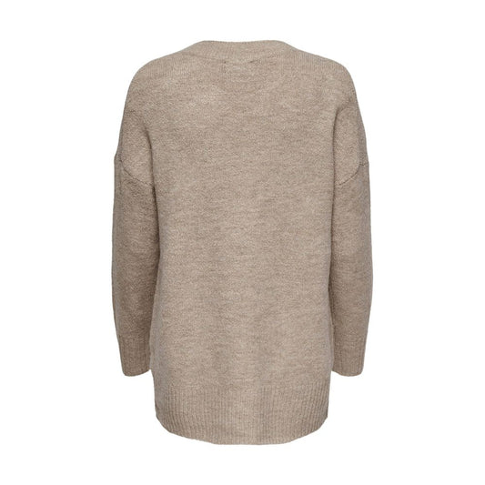 Beige Marabou Sweater
