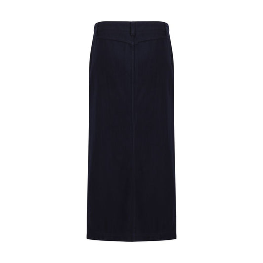 Blue Cotton Skirt