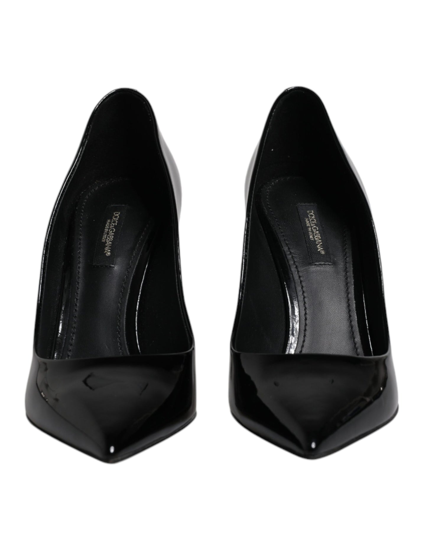 Schwarze Lackleder High Heels Pumps Schuhe