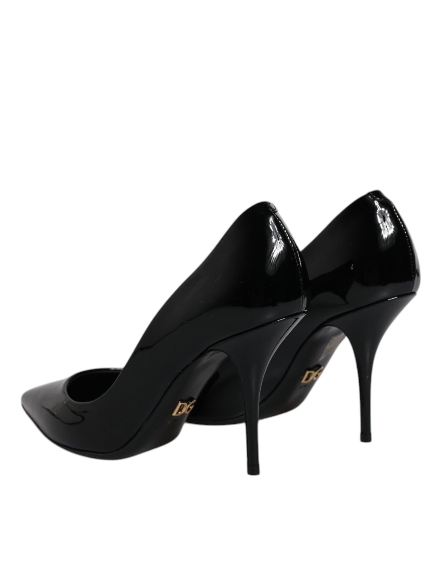 Schwarze Lackleder High Heels Pumps Schuhe