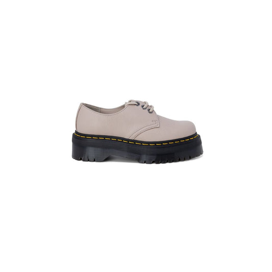 Purple Leather Lace-Up Boot