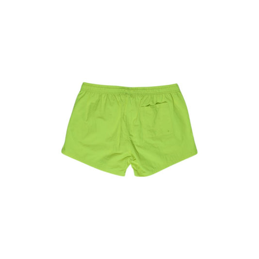 Gelbe Polyester-Badeshorts