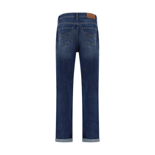 Jeans mit Umschlag