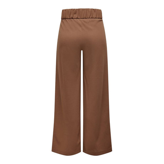 Brown Polyester Pant