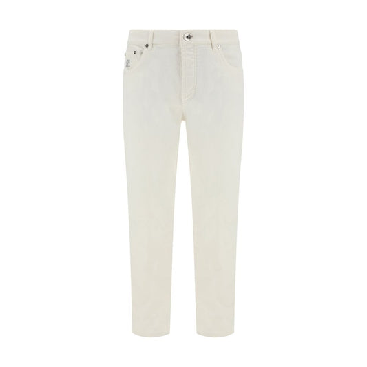 Jeans mit Umschlagsaum