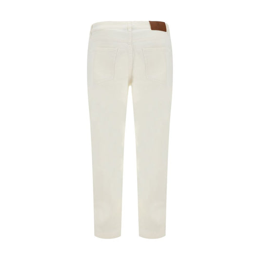 Jeans mit Umschlagsaum