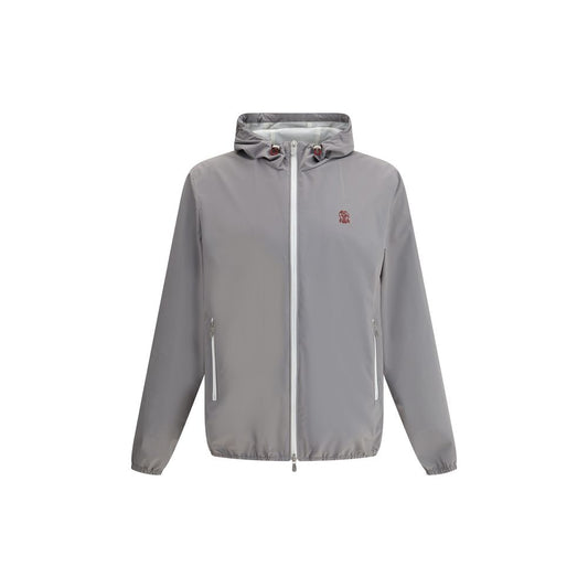 Wasserdichte Jacke mit Kapuze