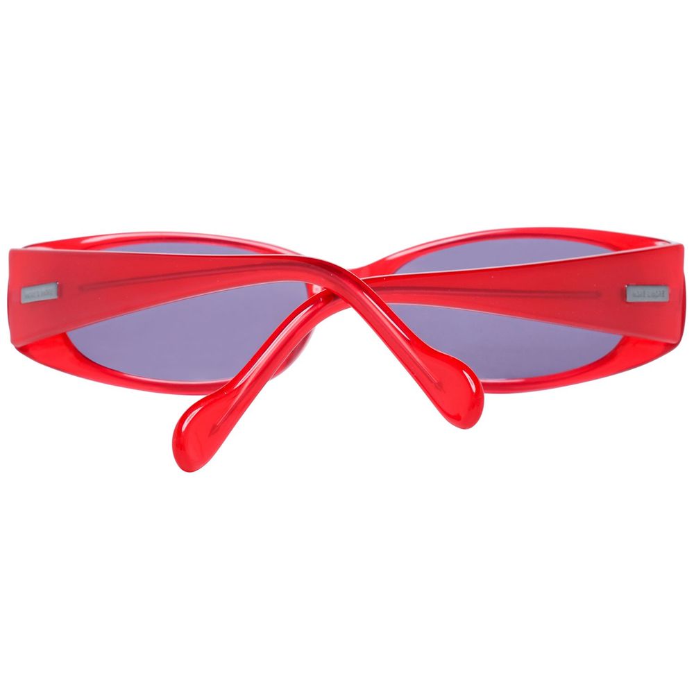 Rote Sonnenbrille aus Kunststoff