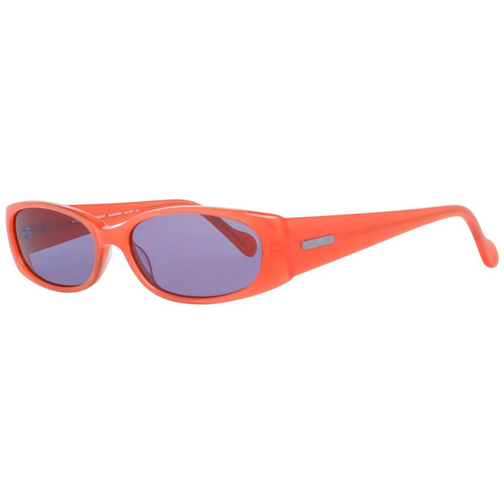 Orangefarbene Sonnenbrille aus Kunststoff