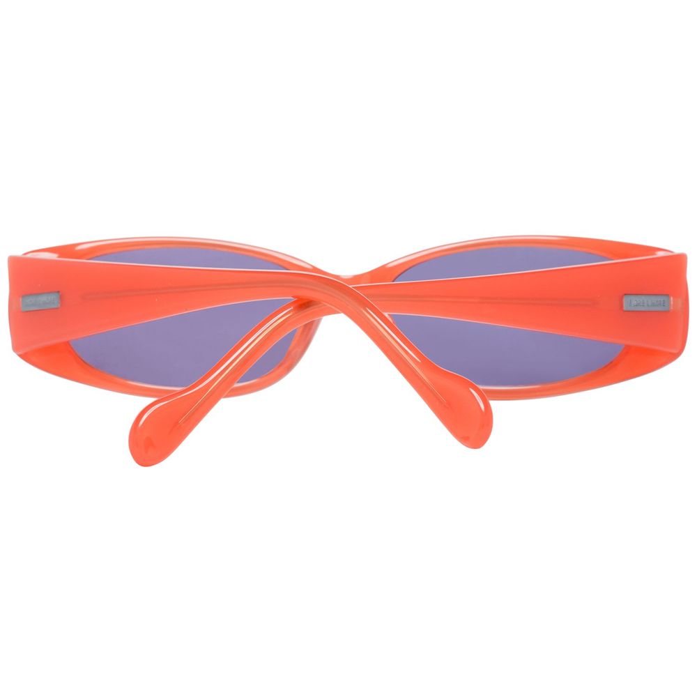 Orangefarbene Sonnenbrille aus Kunststoff