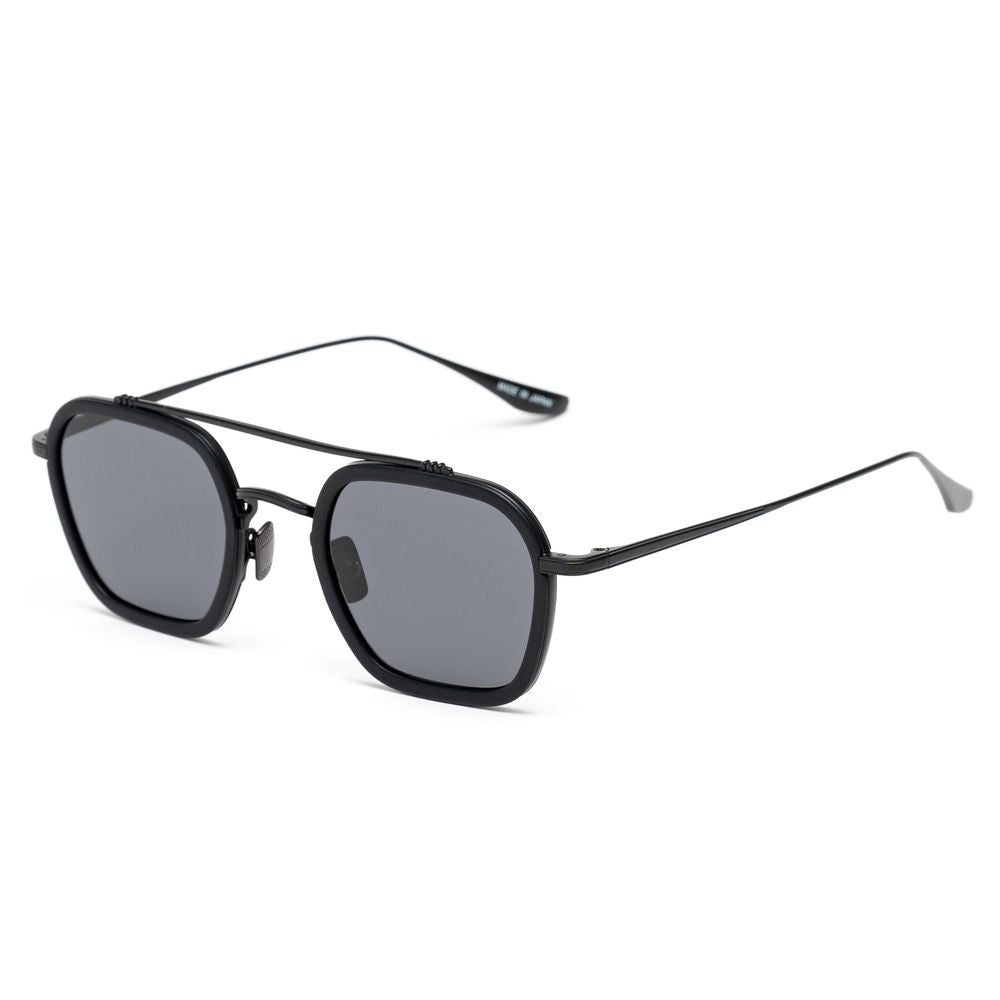 Schwarze Sonnenbrille aus Edelstahl