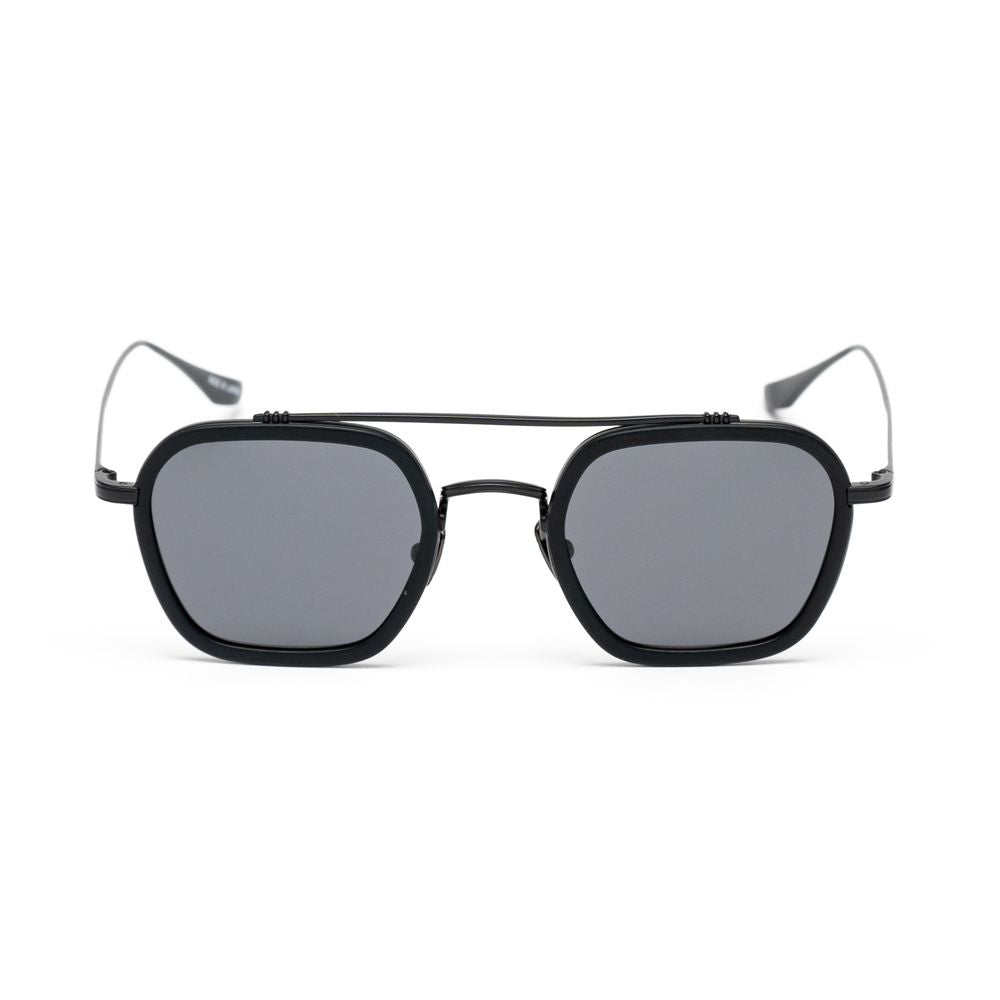 Schwarze Sonnenbrille aus Edelstahl