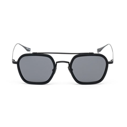 Schwarze Sonnenbrille aus Edelstahl
