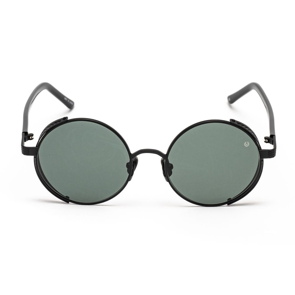Schwarze Sonnenbrille aus Edelstahl