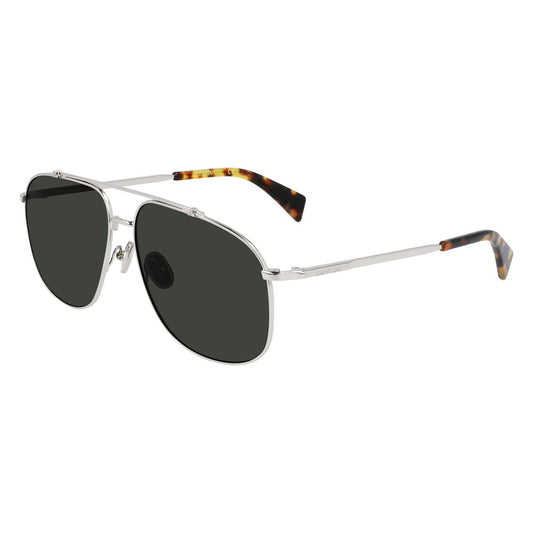 Graue Sonnenbrille aus Metall