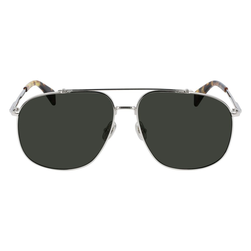 Graue Sonnenbrille aus Metall