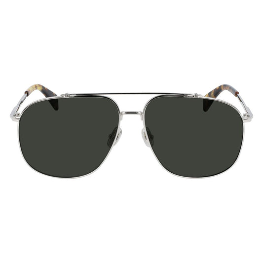 Graue Sonnenbrille aus Metall