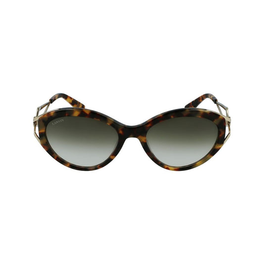 Braune Acetat-Sonnenbrille