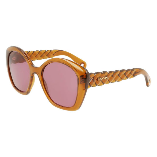 Braune Sonnenbrille mit Bio-Injektion