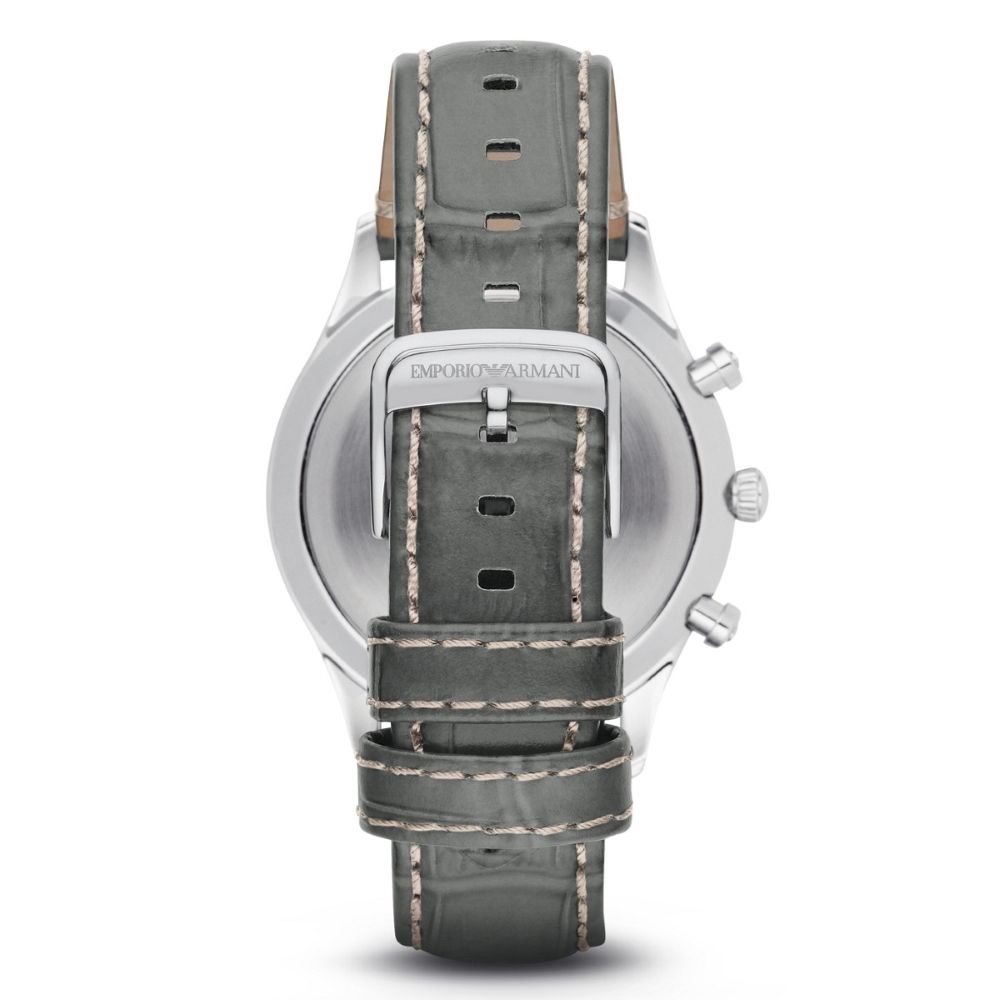 Grüne Lederuhr