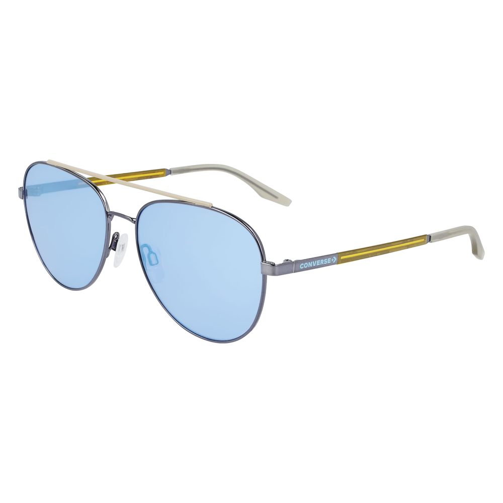 Graue Sonnenbrille aus Metall