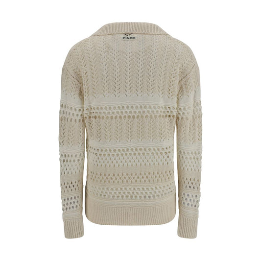 Pullover mit perforiertem Design