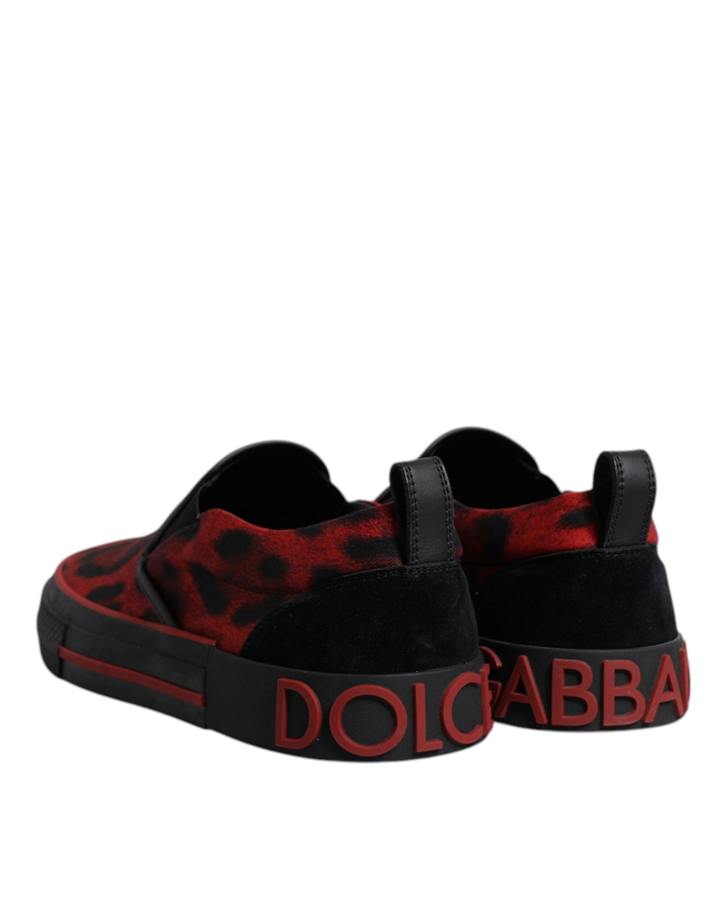 Rot Schwarz Leopard Baumwolle Männer Low Top Sneakers Schuhe