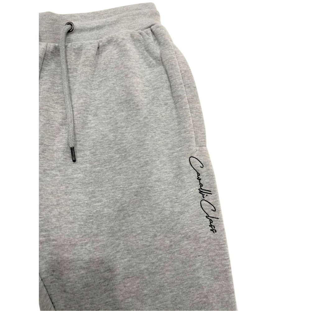 Gray Polyester Women Pant