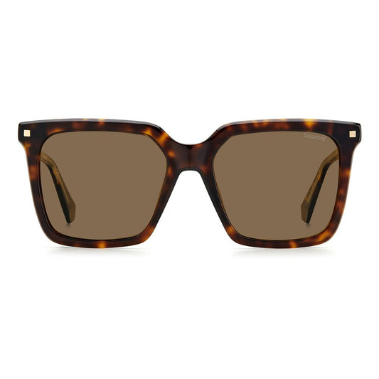 Braune Acetat-Sonnenbrille