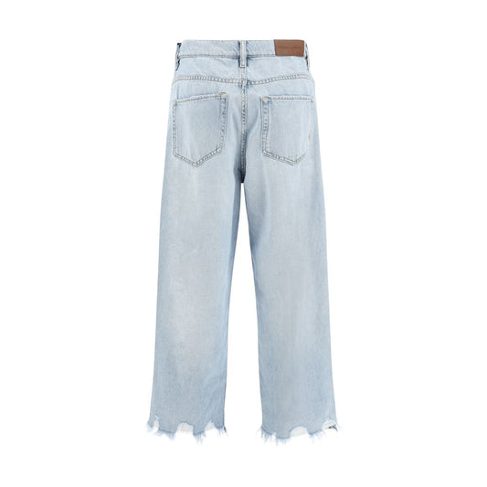 Jeans mit zerrissenem Saum