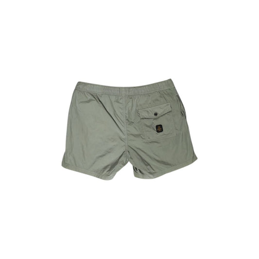 Grüne Nylon-Badeshorts