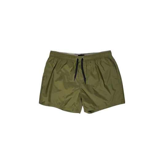 Grüne Polyester-Badeshorts