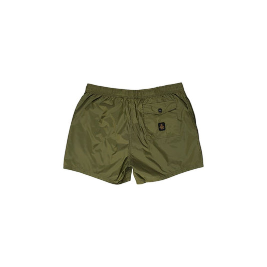 Grüne Polyester-Badeshorts