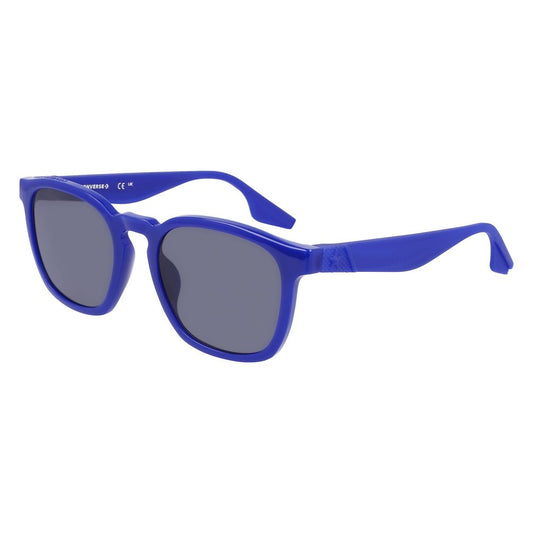 Blaue Sonnenbrille mit Spritzguss-Optik