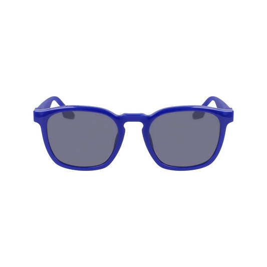 Blaue Sonnenbrille mit Spritzguss-Optik