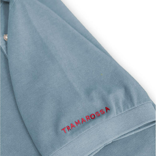 Hellblaues Herren-Poloshirt aus Baumwolle