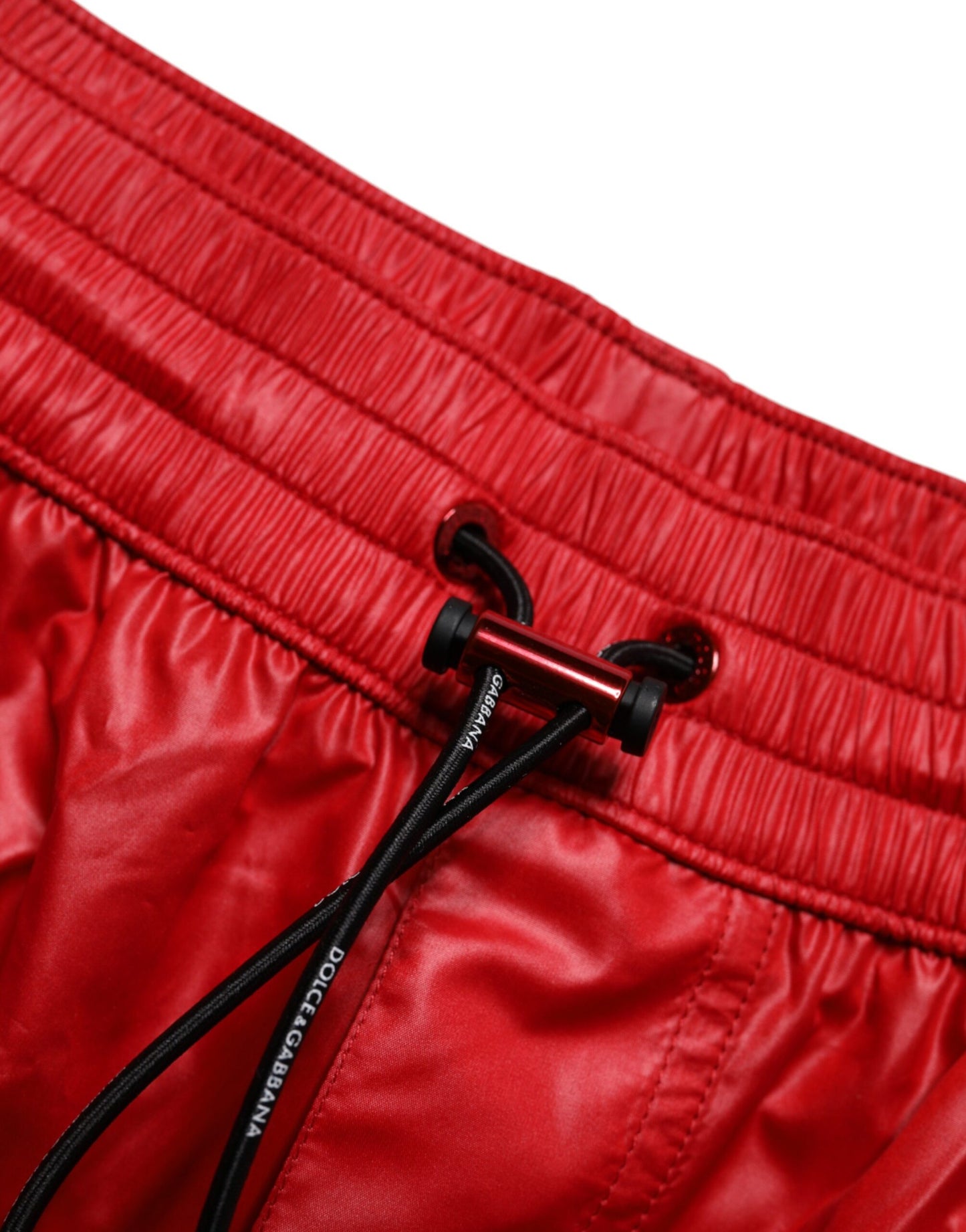 Rote Polyester Beachwear Shorts 2Pc Bademode